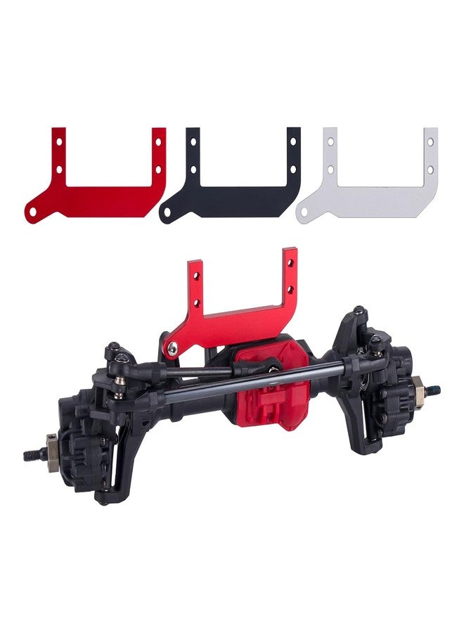 VNUHV TRX4 Servo Mount Stand，Aluminium TRX4 SOA Mount 4-Link Suspension for 1/10 RC Crawler Car TRX-4 Servo on Axle Mount Upgrade (Black) - Image 5